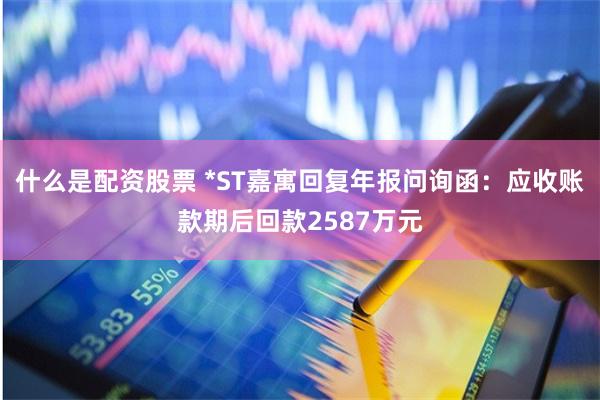 什么是配资股票 *ST嘉寓回复年报问询函：应收账款期后回款2587万元