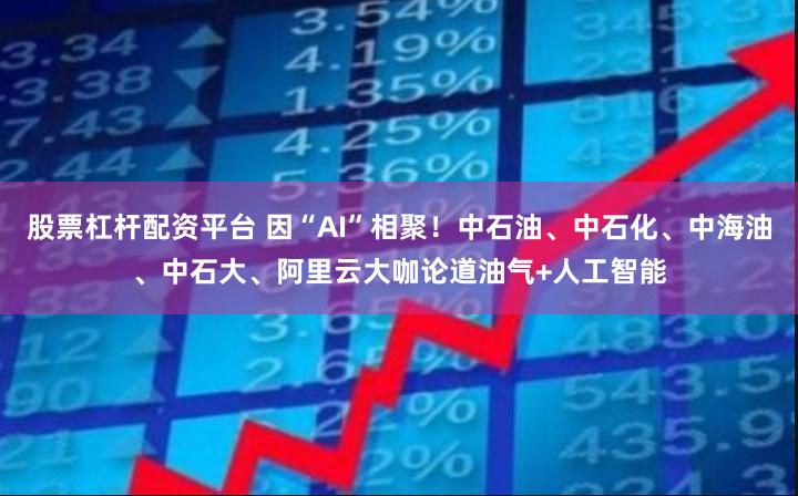 股票杠杆配资平台 因“AI”相聚！中石油、中石化、中海油、中石大、阿里云大咖论道油气+人工智能